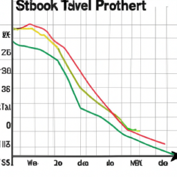 A graph showing the performance of a stock portfolio over time.