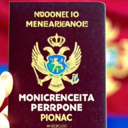 Description: An image of a Montenegrin passport with the words “Montenegro Citizenship by Investment” written on it.
