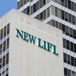 Description: A high-rise building with the logo of New York Life Investments on it.