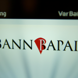 A close-up of a laptop computer screen with the Bain Capital Ventures logo on it.