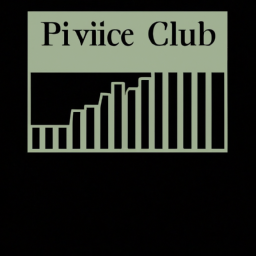 Description: A stock market graph with the words 'Private Investment Club' written in the middle.