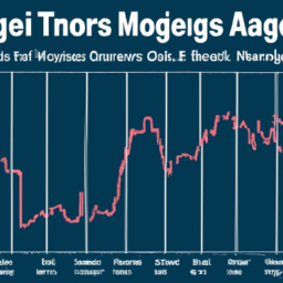 description: a graph showing the stock prices of several publicly traded mortgage lenders declining rapidly. the graph is anonymous and does not include actual names or ticker symbols.