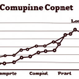 Description: A line graph depicting the growth of compound interest over time.
