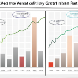 A graph showing the performance of a variety of investments over time.