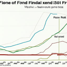 Description: A graph showing the performance of an index fund over time.