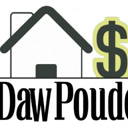 Description: A graphic of a house with a dollar sign in front of it, with the words "Down Payment" written above it.