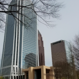 Description: A picture of the Bank of America headquarters in Charlotte, North Carolina.