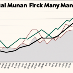 An illustration of a graph showing the performance of a money market mutual fund over time.