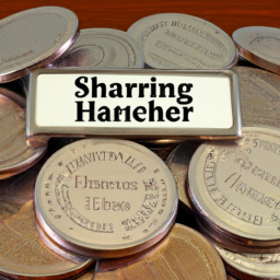 Description: An image of a pile of coins with the words "shareholder" and "ownership" written on them.