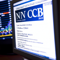 Description: A computer monitor displaying the CNBC Investing Club website.