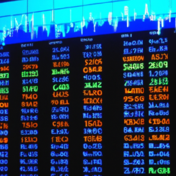 description: an anonymous image of a stock market screen displaying various futures market data.