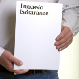 description: a generic image of a person holding an insurance policy document. the person is not identifiable and the document does not show any specific company or policy information.