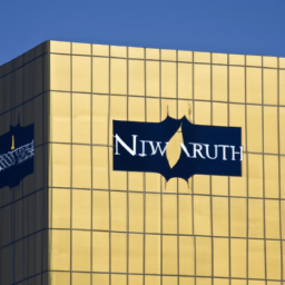 Description: An anonymous office building with a Northwestern Mutual logo on it.