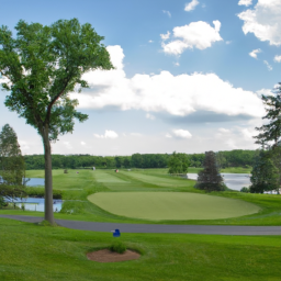 Description: Image of the Tamarack golf course in East Brunswick, New Jersey.
