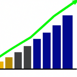 description: an image depicting a graph with an upward trend, symbolizing the growth of investments over time.