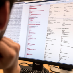 description: an anonymous image depicting a person analyzing stock market charts and graphs.description: an anonymous person sitting at a desk, analyzing stock market charts, graphs, and financial data on a computer screen.