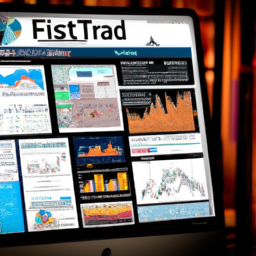 description: an anonymous image of a computer screen displaying the firstrade platform. the screen shows a range of analytical tools and charts, as well as a list of available investment options. the image is classified as "research."