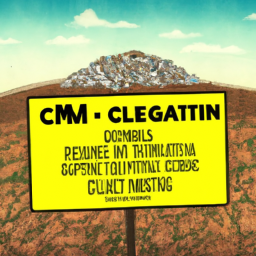 Description: An illustration of a landfill with a sign that reads, "CIM Group Makes Significant Investment in MAS CanAm, LLC"