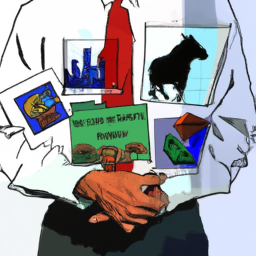 description: an anonymous image of a person holding a diverse mix of financial assets, such as stocks, bonds, and real estate. the image is meant to represent the importance of diversification when building an investment portfolio.