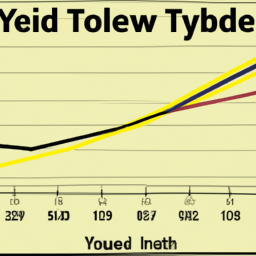 A graph showing the yield of a Treasury bill over time.